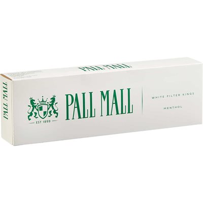 PALL MALL MENTHOL WHITE BOX KING