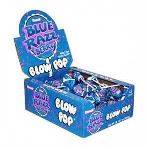 BLOW POP BLUE RAZZBERRY 48CT