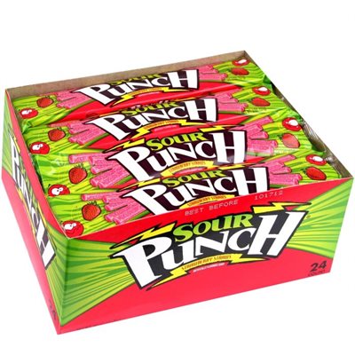 SOUR PUNCH STRAWBERRY 24CT