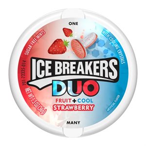 ICE BREAKER DUO STRAWBERRY 8CT