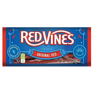 RED VINE TRAY RED LICORICE TWIST 5OZ