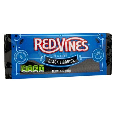 RED VINE TRAY BLACK LICORICE TWIST 5OZ