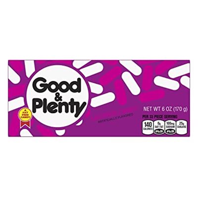 GOOD & PLENTY VIDEO 6OZ