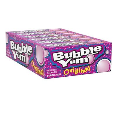 BUBBLE YUM REGULAR 18CT