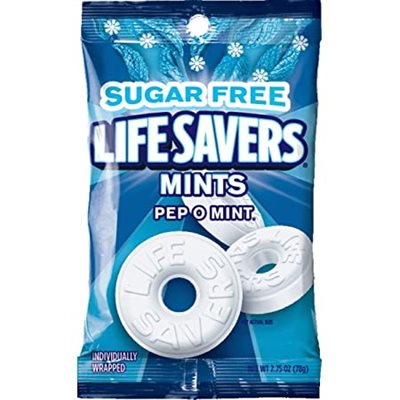 LIFESAVERS PEG SUGARFREE PEPPERMINT 2.7OZ