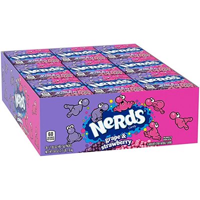 NERDS GRAPE / STRAWBERRY 24CT