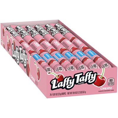 LAFFY TAFFY ROPE CHERRY 24CT