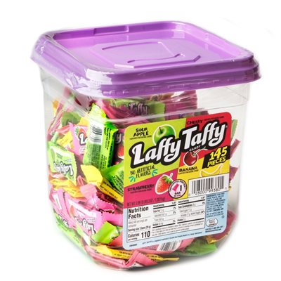 LAFFY TAFFY TUB ASSORTED 145CT