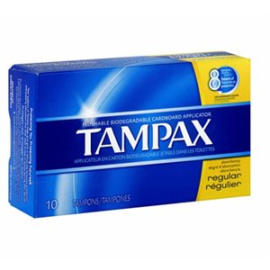 TAMPAX REGULAR 10CT