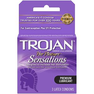 TROJAN HER PLEASURE 3PK