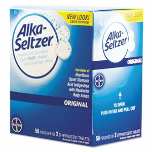 ALKA SELTZER REGULAR 2PK 50CT