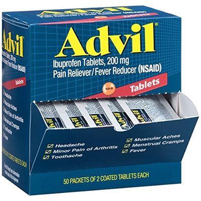 ADVIL TABLETS 2PK 50CT