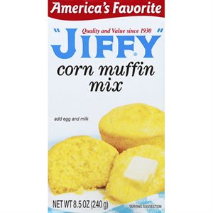 JIFFY CORN MUFFIN MIX 8.5OZ EA