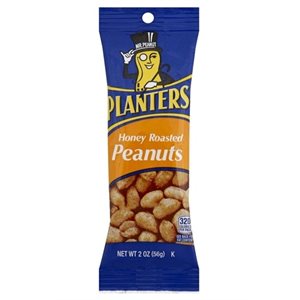 PLANTERS HONEY ROAST PEANUT TUBES 18CT