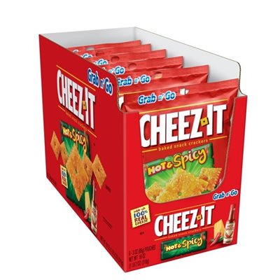 CHEEZ-IT PEG HOT / SPICY 6CT / 3OZ