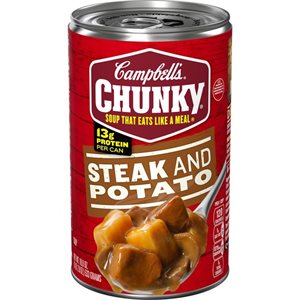 CAMPBELL CHUNKY STEAK / POTATO 18.6OZ