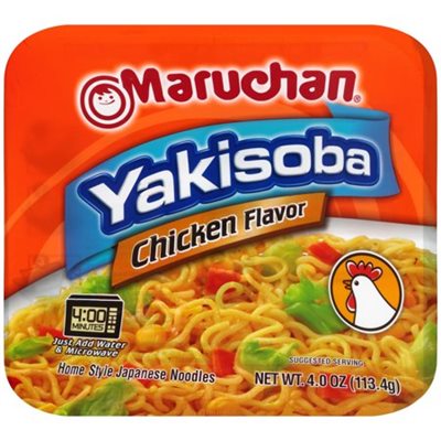 YAKISOBA NOODLES CHICKEN 8CT