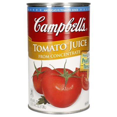 CAMPBELL TOMATO JUICE CAN 46OZ / 6CT
