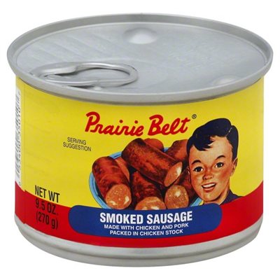 PRAIRIE BELT SMOKED SAUSAGE 9.5OZ