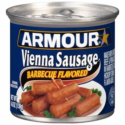 ARMOUR VIENNA SAUSAGE BBQ 4.6OZ