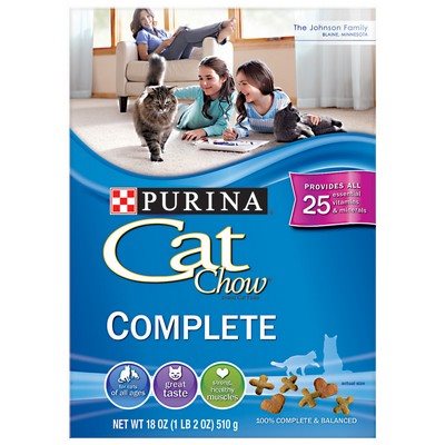 PURINA CAT CHOW COMPLETE 18OZ / 6CT