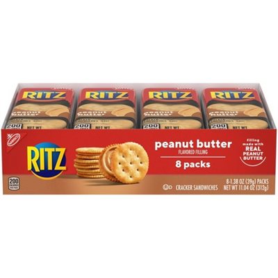 NAB SS RITZ CRACKER W / PEANUT BUTTER 8CT