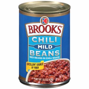 BROOKS MILD CHILI BEANS 15.5OZ