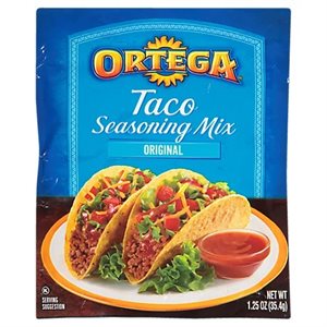 ORTEGA TACO SEASONING ORIGINAL 1.25OZ EA