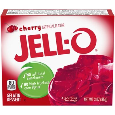 JELLO INST CHERRY 3OZ EA