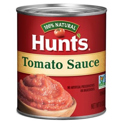 HUNTS TOMATO SAUCE 8OZ EA