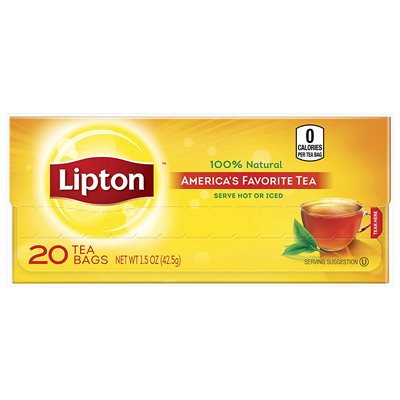 LIPTON TEA BAGS 20PK EA