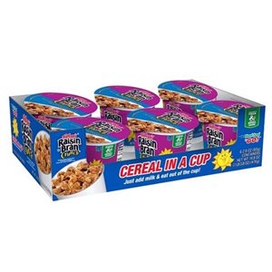 KELL CEREAL CUP RAISIN BRAN 6CT