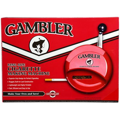 GAMBLER TOBACCO MACHINE RED