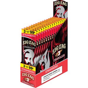 ZIG ZAG CIGARILLOS STRAWBERRY 3 / 99