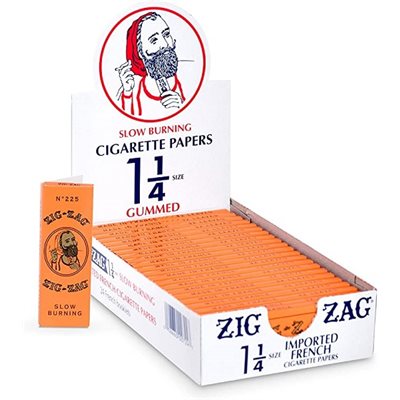 ZIG ZAG PAPERS 1 1 / 4 ORANGE 24CT