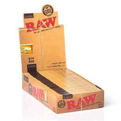 RAW PAPERS ORGANIC 1 1 / 4 24CT