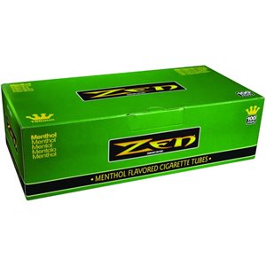 ZEN TUBES 100 MENTHOL 5PK