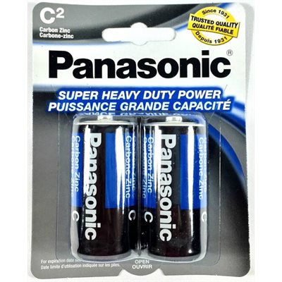 PANASONIC C BATTERY 2PK / 12CT