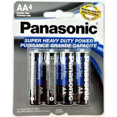 PANASONIC AA BATTERY 4PK / 12CT