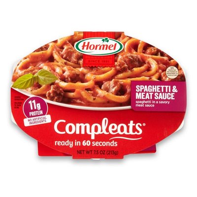 HORMEL COMPLEATS SPAGHETTI W / MEAT EA