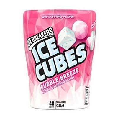 ICE CUBES GUM BUBBLE BREEZE BTL 4CT