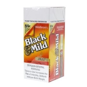 !BLACK MILD JAZZ $.89 25CT