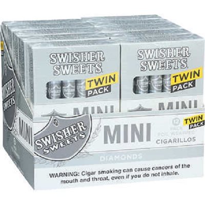 SWISHER MINI CIG DIAMOND TWIN PK