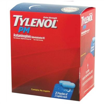 TYLENOL PM CAPLET 2PK 25CT