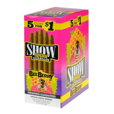 SHOW CIG BEEBERRY 5 FOR $1 15CT