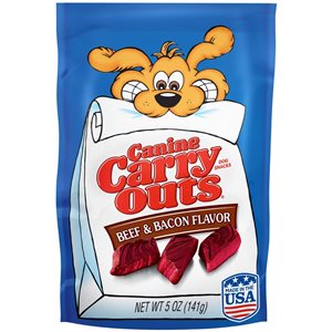 CARRY OUTS BEEF / BACON TREAT 5OZ