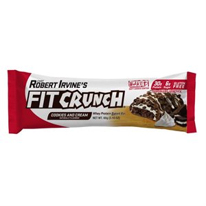 FIT CRUNCH BAR MILK / COOKIES 12CT