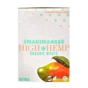 HIGH HEMP MANGO WRAPS 25CT