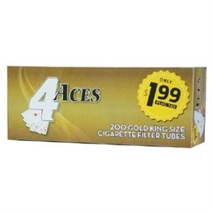 4 ACES TUBES GOLD $1.99 5CT