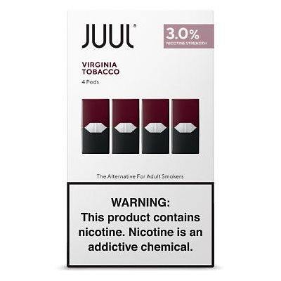 JUUL POD VIRGINIA TOB 8 / 4CT 3%